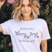 Mama van de Berry Eerste Fairy Verjaardag T-shirt
