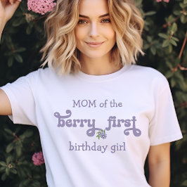 Mama van de Berry Eerste Fairy Verjaardag T-shirt