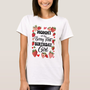 Mama van de Berry Eerste Verjaardag Meisje Sweet O T-shirt