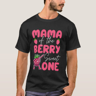 Mama van de Berry Sweet One Aardbei 1e verjaardag T-shirt