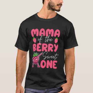 Mama van de Berry Sweet One Aardbei 1e verjaardag T-shirt