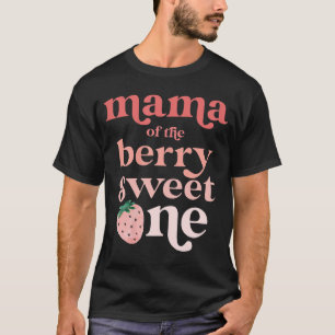Mama van de Berry Sweet One Strawberry First Birth T-shirt