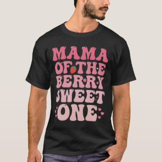 Mama van de Bes Zoete Zoete Aardbei T-shirt