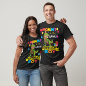 Mama van de Birthday Boy Dinosaur Raptor Funny T-shirt (Unisex)