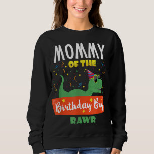 Mama van de Birthday Boy Dinosaur Raptor Funny Trui
