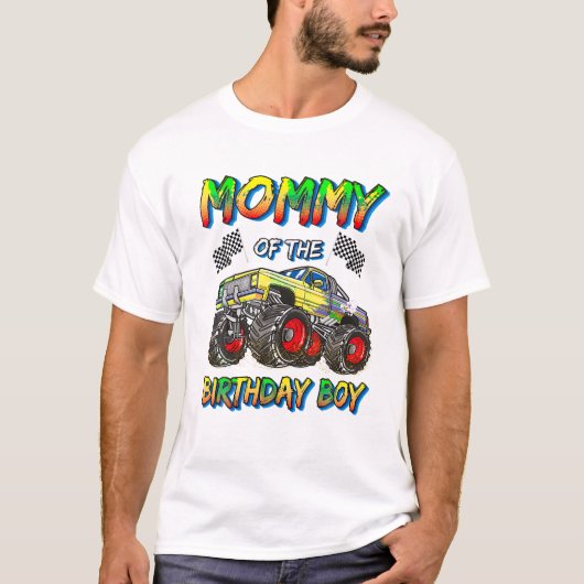 Mama van de Birthday Boy T-shirt (Voorkant)