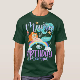 Mama van de 'Birthday Girls Mermaid Magic Family T-shirt