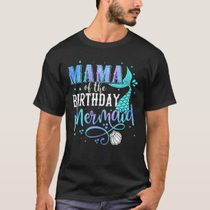 Mama van de Birthday Mermaid Family Matching Party T-shirt