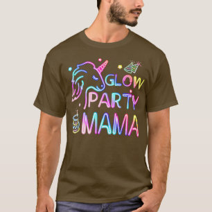 Mama van de Birthday Unicorn Girl Matching Family T-shirt