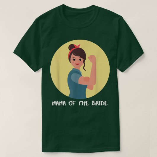 mama van de Bride 356 T-shirt (Design voorkant)