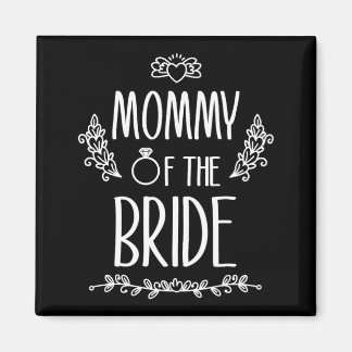 Mama van de bruid bruiloftsfeest familie magneet