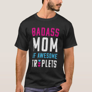 Mama van de drieling Een jongen Twee meisjes Driel T-shirt