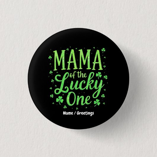 Mama van de gelukkige eerste St. Patrick's Day Ronde Button 3,2 Cm (Voorkant)