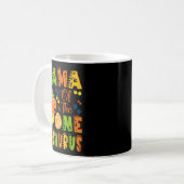 Mama van de one-a-saurus 1e verjaardag dinosaurus koffiemok (Voorkant links)