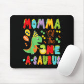 Mama van de One-A-Saurus 1e verjaardag jongen Muismat (Met muis)