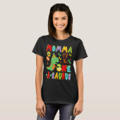 Mama van de One-A-Saurus 1e verjaardag jongen T-shirt (Voorkant volledig)