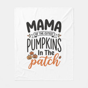 Mama van de Schattigste Pompoenen Herfst Shirt Ont Fleece Deken