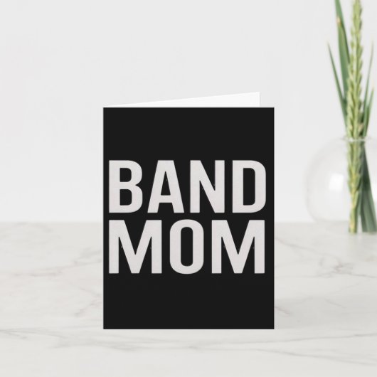 Mama van de schoolharmonie Cute Funny Kaart (Voorkant)