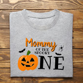 Mama van de Spooky One Halloween 1st Birthday T-shirt