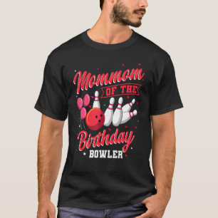 Mama van de verjaardag Bowler Bowling familie Cele T-shirt