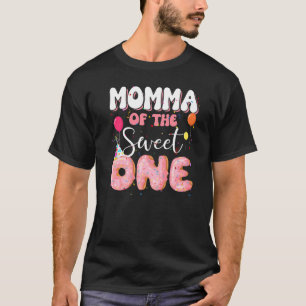 Mama van de verjaardag een donut 1e familie b da t-shirt