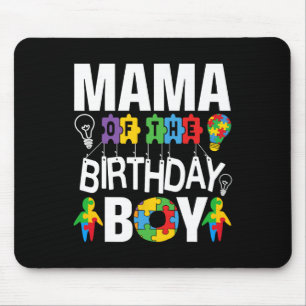 Mama van de Verjaardag Jongen Autisme Mama Muismat