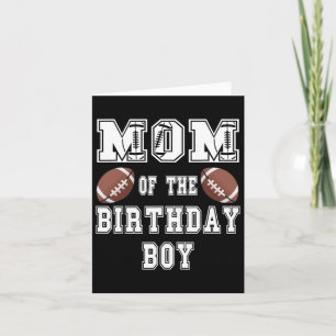 Mama van de Verjaardag Jongen Football Liefhebber Kaart