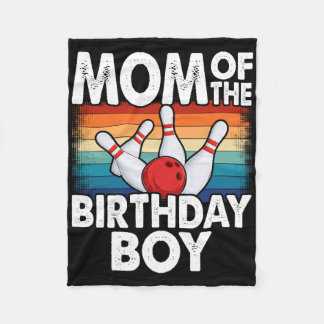 Mama van de verjaardag jongen matching familie bow fleece deken