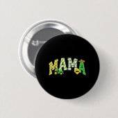 Mama van de verjaardags tractor boer trucks ronde button 5,7 cm (Voorkant /achterkant)