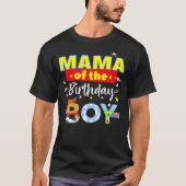 Mama van de Verjaardagsjongen Speelgoed Family Mat T-shirt (Voorkant)