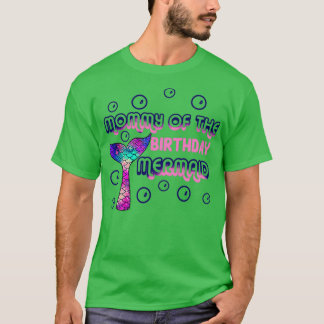 Mama van de verjaardagszeemeermin 28 t-shirt