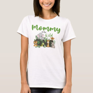 Mama van de wilde eendierentuin in de Safari-Oerwo T-shirt