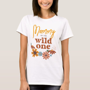 Mama van de wilde   Wildflower Verjaardag T-shirt