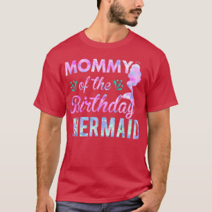 Mama van de zeemeerminnende familie t-shirt