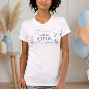 Mama van één domme gans 1e verjaardag Moeder T-shi T-shirt