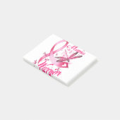 Mama van een dragonfly-borstkanker post-it® notes (Schuin)
