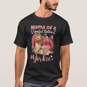 Mama van een geknipte rotten Yorkie eigenaar Pet O T-shirt