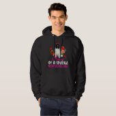 Mama van een gespoeld Newfoundland Cute Dog Bow St Hoodie (Voorkant volledig)