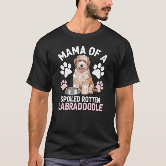 Mama van een Labradoodle T-shirt (Voorkant)