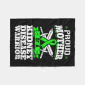 Mama van een nierziekte Warrior Cd Awareness M Fleece Deken (Voorkant (Horizontaal))