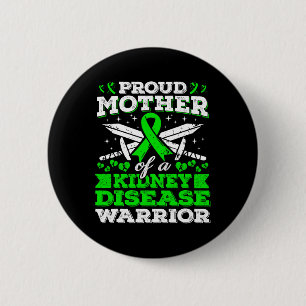 Mama van een nierziekte Warrior Cd Awareness M Ronde Button 5,7 Cm