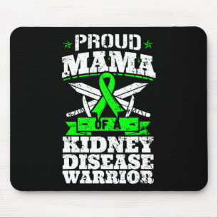 Mama van een nierziekte Warrior Cd Awareness Moede Muismat