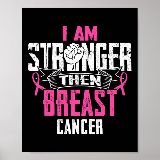 Mama van een vechter support squad borstkanker lin poster (Voorkant)