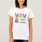 Mama van Happy Camper 1e verjaardagsfeestje T-shirt (Voorkant)