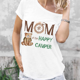 Mama van Happy Camper 1e verjaardagsfeestje T-shirt