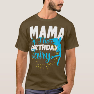 Mama van het Birthday Fairy Fantasy Birthday Squad T-shirt