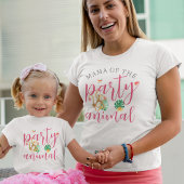 "Mama van het Feestdier" Kids Verjaardagsfeest T-shirt