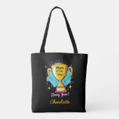Mama van het jaar elk jaar | Grappige Moederdag Tote Bag (Achterkant)