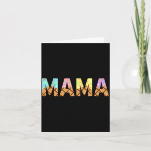 Mama van het zoete ijsje 1e eerste familie kaart