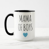 Mama van Jongens Aangepaste Namen - Hartelijk Cade Mok (Links)
